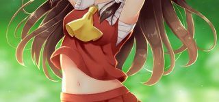 [東方]へそ出し巫女