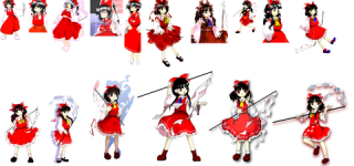 [東方]ZUN絵だとサラシ巻くのではなくインナーなのかな