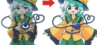 [東方]こいしちゃんbefore→after