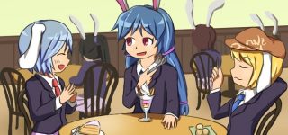 【東方】月にいたの頃の清蘭と鈴瑚